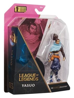 League Of Legends Yasuo Collectible Figure Premium Details And Sword Accessory